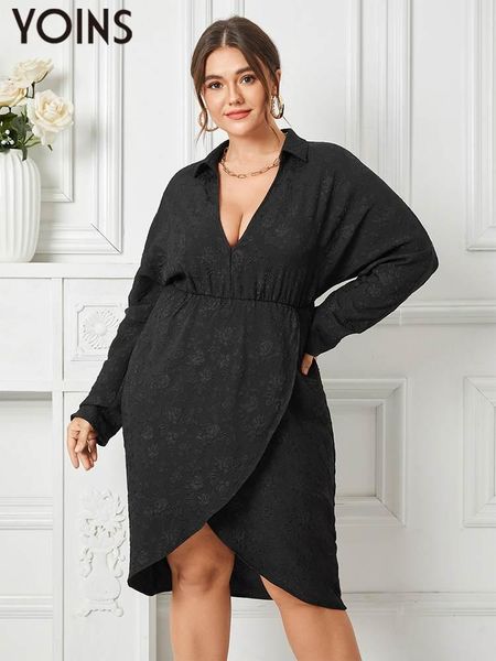 dresses yoins plus size women dress autumn long sleeve deep v neck floral jacquard slit design irregular vestidos party sundress female, Black
dresses yoins plus size women dress autumn long sleeve deep v neck floral jacquard slit design irregular vestidos party sundress female, Black