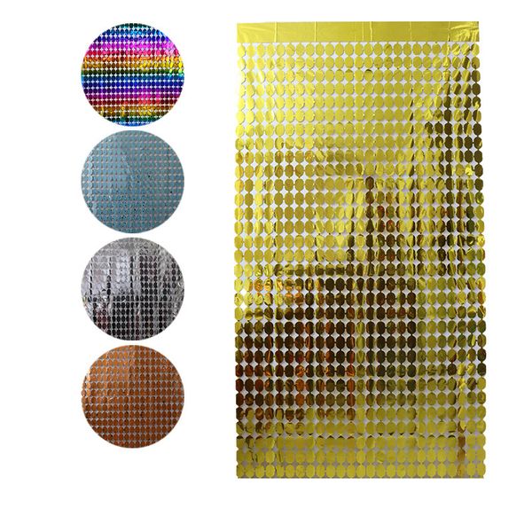 1 * 2 meter oval rain curtain with bright wedding decoration, birthday background, party supplies, background wall decoration
1 * 2 meter oval rain curtain with bright wedding decoration, birthday background, party supplies, background wall decoration