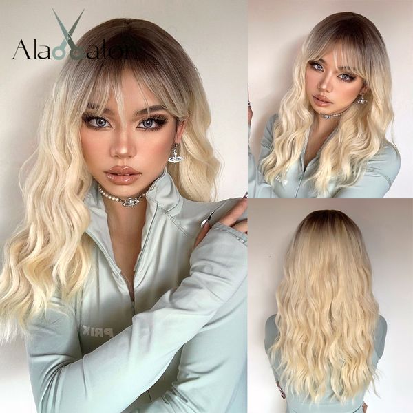 synthetic wigs alan sintetis panjang pirang bergelombang dengan poni muda ombre untuk wanita cosplay rambut alami suhu tinggi 230425, Black
synthetic wigs alan sintetis panjang pirang bergelombang dengan poni muda ombre untuk wanita cosplay rambut alami suhu tinggi 230425, Black