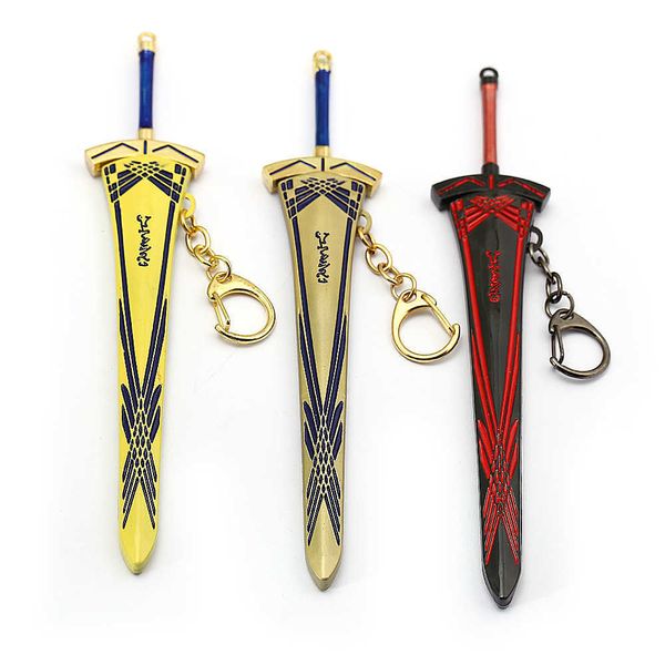 keychains anime game fate night sword of victory black saber tricolor keychain with scabbard gadget for man cosplay accessories j230426, Silver
keychains anime game fate night sword of victory black saber tricolor keychain with scabbard gadget for man cosplay accessories j230426, Silver