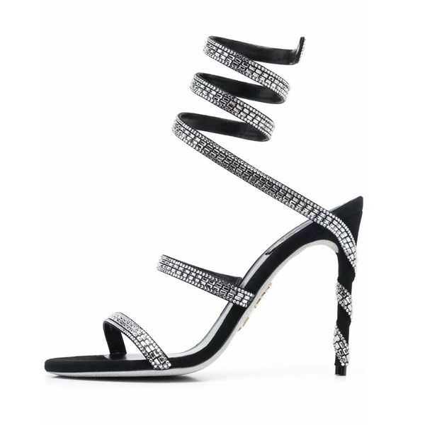 rhinestone snake strass stiletto sandals rene caovilla crystal-encrusted cleo 95mm evening shoes women's high heels ankle wraparound lu, Black
rhinestone snake strass stiletto sandals rene caovilla crystal-encrusted cleo 95mm evening shoes women's high heels ankle wraparound lu, Black