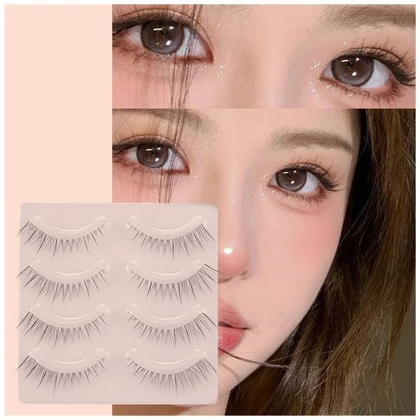 makeup tools 4pairs natural false eyelashes thin band hand made short lighter eyelash cosplay korean fashion wispy extension 230425
makeup tools 4pairs natural false eyelashes thin band hand made short lighter eyelash cosplay korean fashion wispy extension 230425