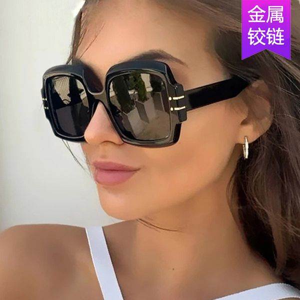 square shades new fashion sunglasses retro horizontal bar decorative sunglasses large frame tide, White;black
square shades new fashion sunglasses retro horizontal bar decorative sunglasses large frame tide, White;black