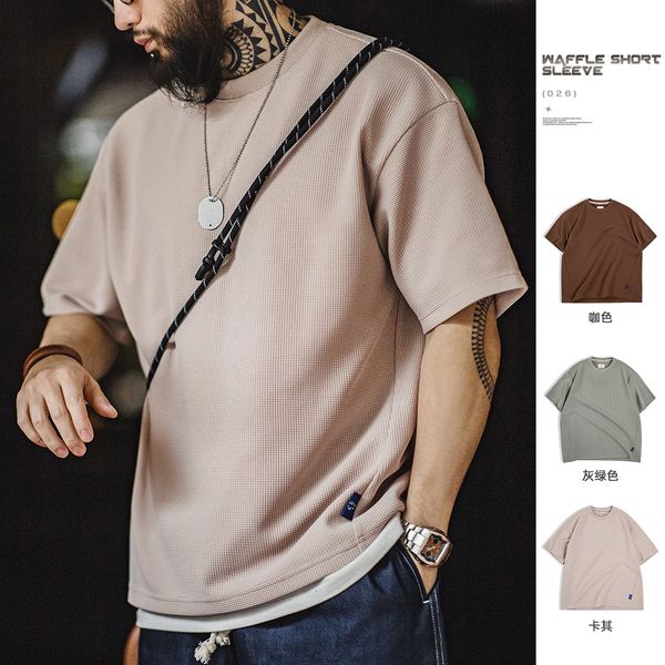 men's t-shirts maden men's casual solid color waffle short sleeve t-shirts vintage loose fit breathable tee summer crewneck plus, White;black
men's t-shirts maden men's casual solid color waffle short sleeve t-shirts vintage loose fit breathable tee summer crewneck plus, White;black