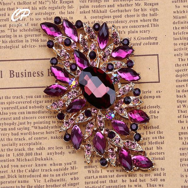 pins brooches high end luxury refined temperament brooch stained glass large glass crystal glass women's clothing accessories w0426, Gray
pins brooches high end luxury refined temperament brooch stained glass large glass crystal glass women's clothing accessories w0426, Gray