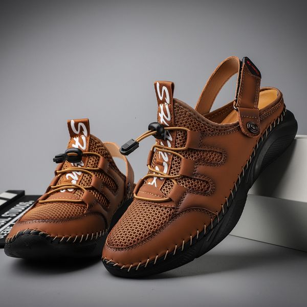 sandals summer mens sandals leather mesh beach outdoor water breathable comfortable slipper rubber classic non-slip big size38-48 230426, Black
sandals summer mens sandals leather mesh beach outdoor water breathable comfortable slipper rubber classic non-slip big size38-48 230426, Black