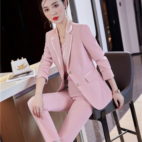 women's suits blazers blazer pantsuits two piece set office ladies women white pink business spliced blazer and pants formal suit 23042, White;black
women's suits blazers blazer pantsuits two piece set office ladies women white pink business spliced blazer and pants formal suit 23042, White;black