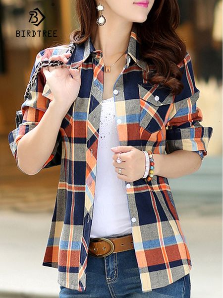 women's blouses shirts women plaid long sleeves casual cotton checkered female chemise korean style camisas outwear spring 230426, White
women's blouses shirts women plaid long sleeves casual cotton checkered female chemise korean style camisas outwear spring 230426, White