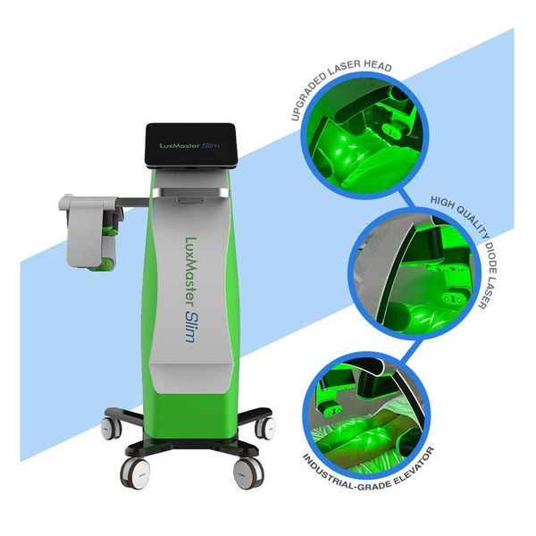 10d laser painless luxmaster slim machine low level diode laser 532nm wave green light therapy body sculpt slimming burn fat cellulite remov, Black
10d laser painless luxmaster slim machine low level diode laser 532nm wave green light therapy body sculpt slimming burn fat cellulite remov, Black