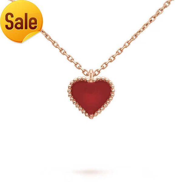 sweet heart pendant necklace designer jewelry love necklaces four leaf clover sterling silver rose gold red heart-shaped necklace gift for w
sweet heart pendant necklace designer jewelry love necklaces four leaf clover sterling silver rose gold red heart-shaped necklace gift for w