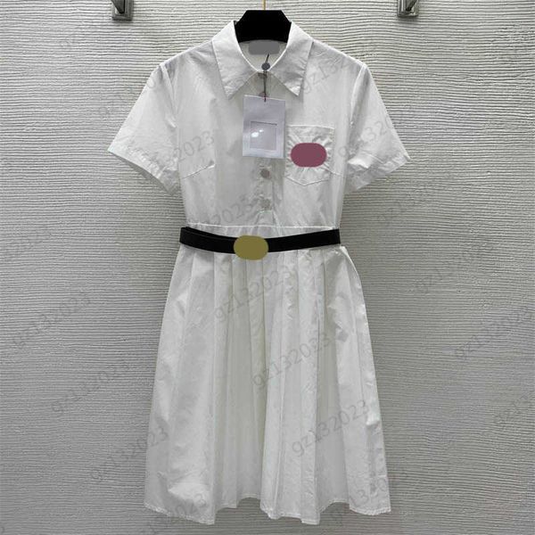 womens dresses chest logo decorative pocket lapel short sleeve dress half buckle door flap custom safety buckle design luxury brand belt cas, Black;gray
womens dresses chest logo decorative pocket lapel short sleeve dress half buckle door flap custom safety buckle design luxury brand belt cas, Black;gray