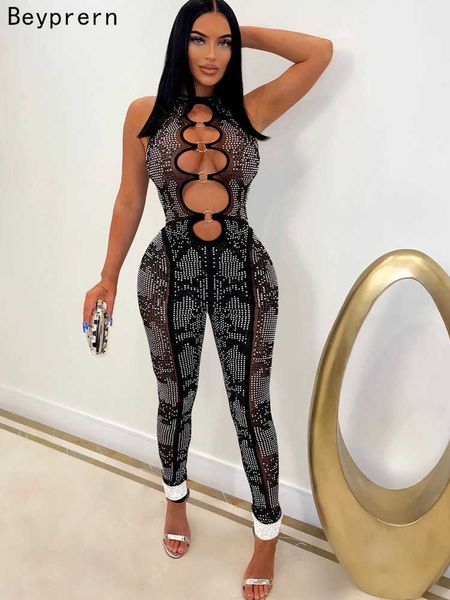 women's jumpsuits rompers beyprern glitter cutout crystal skinny jumpsuits women rompers new chic sleeveless orings sequins party jumps, Black;white
women's jumpsuits rompers beyprern glitter cutout crystal skinny jumpsuits women rompers new chic sleeveless orings sequins party jumps, Black;white