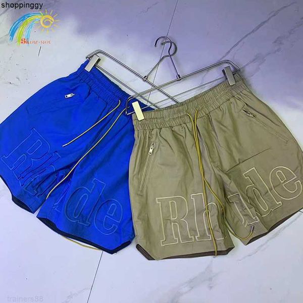 shorts quality blue khaki multiple pockets rhude cargo doubledeck embroidered breeches inside tag, White;black
shorts quality blue khaki multiple pockets rhude cargo doubledeck embroidered breeches inside tag, White;black
