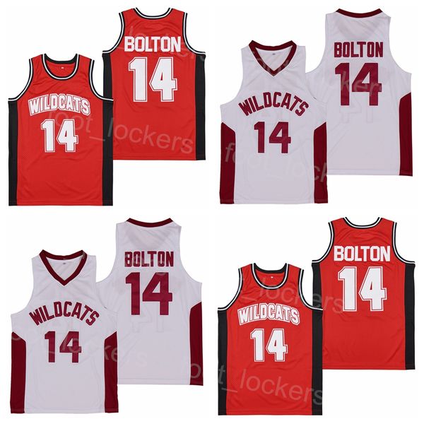 wildcats high school 14 troy bolton basketball jersey moive for sport fans breathable team color red white pure cotton hiphop pullover unive, Black
wildcats high school 14 troy bolton basketball jersey moive for sport fans breathable team color red white pure cotton hiphop pullover unive, Black