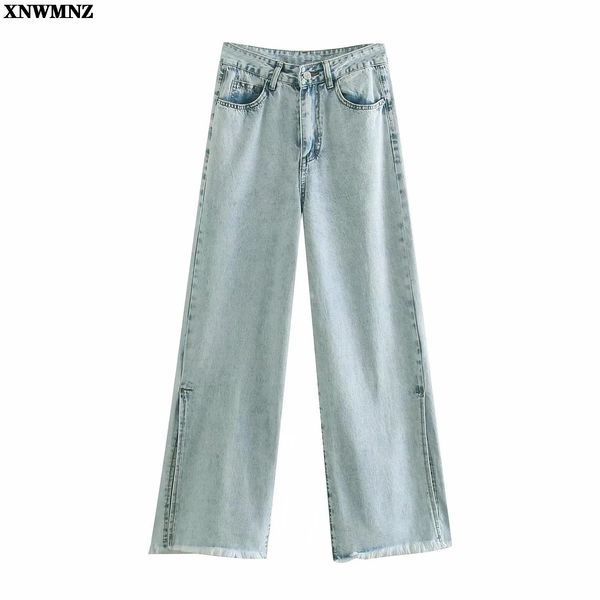 jeans xnwmnz women's pants straight leg jeans women high waist slim loose autumn winter pants casual split washed mom fashion trousers, Blue
jeans xnwmnz women's pants straight leg jeans women high waist slim loose autumn winter pants casual split washed mom fashion trousers, Blue