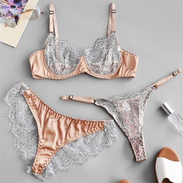 bras sets women's eyelashes lace stitching underwear underwire bra and panties three-piece thin mesh see-through erotic lingerie set 23, Red;black
bras sets women's eyelashes lace stitching underwear underwire bra and panties three-piece thin mesh see-through erotic lingerie set 23, Red;black