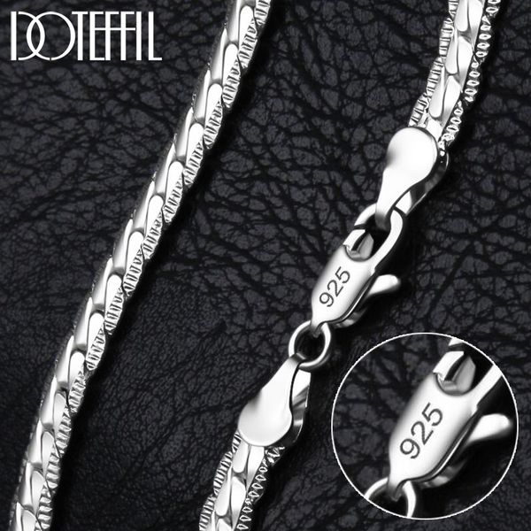 strands strings doteffil 925 sterling silver 6mm side chain 1618202224 inch necklace for women man fashion wedding engagement jewelry gifts, Black
strands strings doteffil 925 sterling silver 6mm side chain 1618202224 inch necklace for women man fashion wedding engagement jewelry gifts, Black