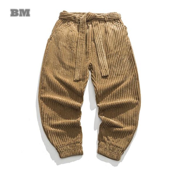 pants chinese style loose vintage corduroy harlan pants men clothing japanese harajuku plus size casual jogging pants khaki trousers, Black
pants chinese style loose vintage corduroy harlan pants men clothing japanese harajuku plus size casual jogging pants khaki trousers, Black