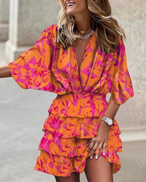 dresses ladies spring and autumn doll sleeve vneck hem irregular dress 2022 new ladies halfsleeve casual print cake dress vestidos, Black;gray
dresses ladies spring and autumn doll sleeve vneck hem irregular dress 2022 new ladies halfsleeve casual print cake dress vestidos, Black;gray