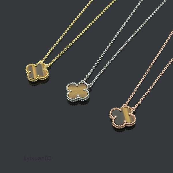 pendant necklaces designer brand luxury single flower four-leaf clover cleef shell women fashion 18k gold titanium steel jewelry 3 2aad 2aad, Silver
pendant necklaces designer brand luxury single flower four-leaf clover cleef shell women fashion 18k gold titanium steel jewelry 3 2aad 2aad, Silver