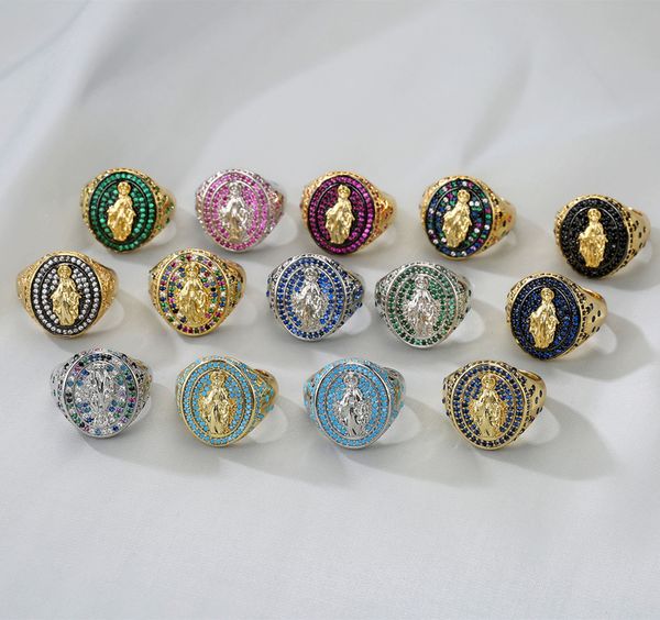 solitaire ring cincin hecheng kristus perawan maria berlapis emas untuk wanita dan pria cz tembaga es perhiasan hip hop drop grosir 230425, Golden;silver
solitaire ring cincin hecheng kristus perawan maria berlapis emas untuk wanita dan pria cz tembaga es perhiasan hip hop drop grosir 230425, Golden;silver