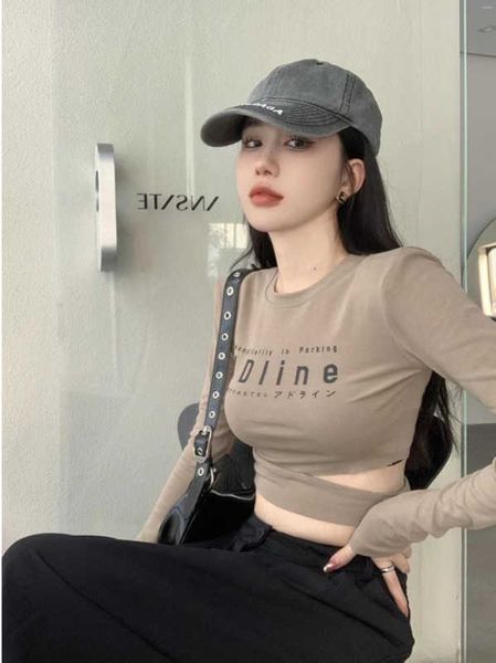 women's t shirts 2023 tight-fitting thin spicy girl letters printed long-sleeved t-shirt autumn slim female bottoming shirt short parag
women's t shirts 2023 tight-fitting thin spicy girl letters printed long-sleeved t-shirt autumn slim female bottoming shirt short parag