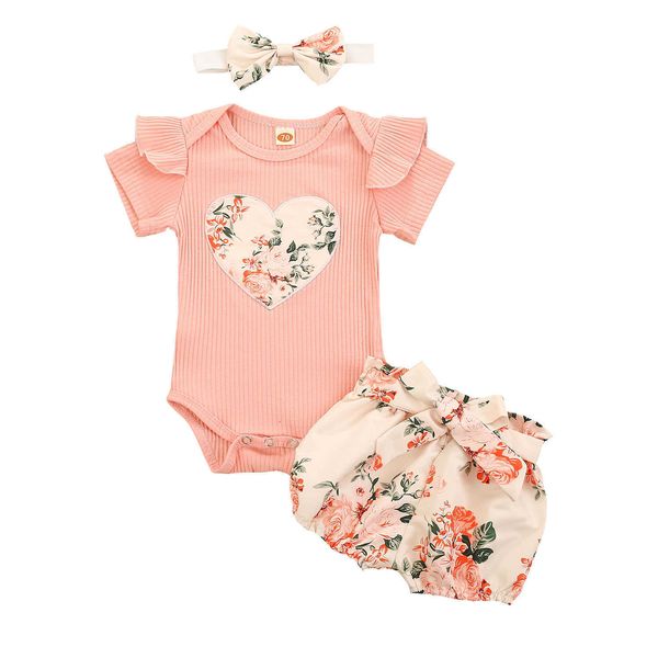 clothing sets focusnorm 0-24m summer baby girls clothes sets flowers heart print ruffles short sleeve romper shorts headband aa230504, White
clothing sets focusnorm 0-24m summer baby girls clothes sets flowers heart print ruffles short sleeve romper shorts headband aa230504, White