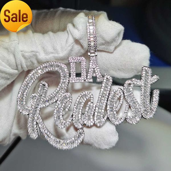iced out hiphop baguette letter pendant necklace for men micro pave bling 5a cubic zirconia cuban rope chain punk rapper jewelry, Silver
iced out hiphop baguette letter pendant necklace for men micro pave bling 5a cubic zirconia cuban rope chain punk rapper jewelry, Silver
