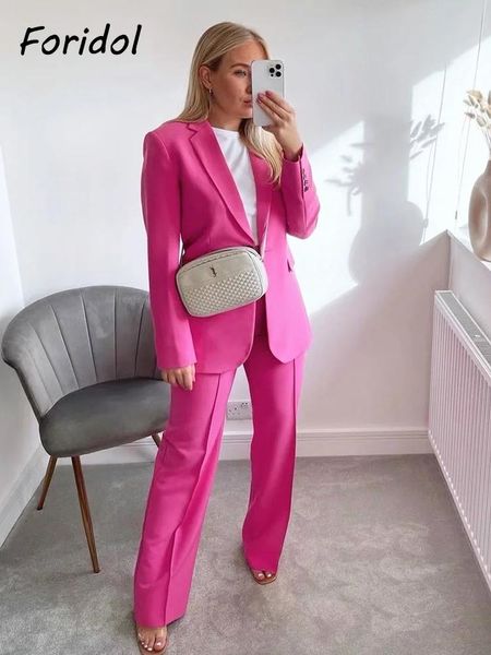 pants foridol single button rose red new fashion office pants set streetwear green women outfits 2 pcs blazer pants suits spring 2022, White
pants foridol single button rose red new fashion office pants set streetwear green women outfits 2 pcs blazer pants suits spring 2022, White