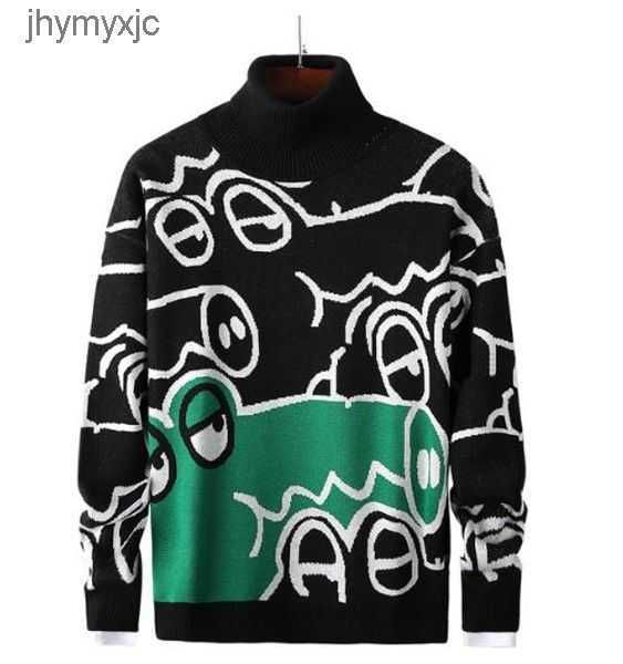 men's slim sweaters autumn winter anime sweater men cute cartoon pullovers 2022 casual turtleneck knitted mens clothing 3 5kyi, White;black
men's slim sweaters autumn winter anime sweater men cute cartoon pullovers 2022 casual turtleneck knitted mens clothing 3 5kyi, White;black