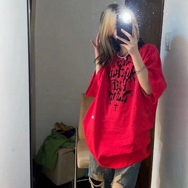 women's t-shirt houzhou vintage trashy y2k t-shirt women short sleeve streetwear 90s oversized tees korean fashion hippie red kpop t sh, White
women's t-shirt houzhou vintage trashy y2k t-shirt women short sleeve streetwear 90s oversized tees korean fashion hippie red kpop t sh, White