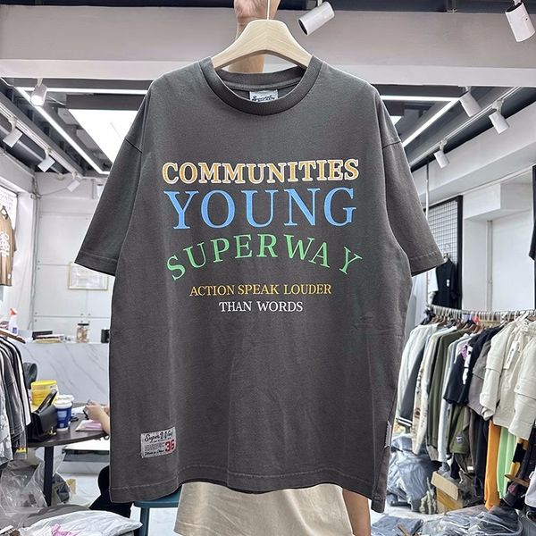 patchwork letter printing t-shirt men's plus tees women 1 quality vintage t shirt tee, Black;brown
patchwork letter printing t-shirt men's plus tees women 1 quality vintage t shirt tee, Black;brown