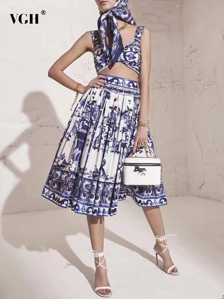 dress vgh print two piece set for women square collar sleeveless slim high waist midi a line skirts female sets 2022 clothes, White
dress vgh print two piece set for women square collar sleeveless slim high waist midi a line skirts female sets 2022 clothes, White