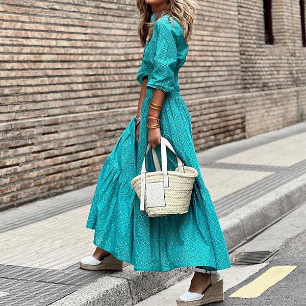 casual dresses elegant high waist pleated office shirt dres summer print long dress fashion street big hem beach 230426, Black;gray
casual dresses elegant high waist pleated office shirt dres summer print long dress fashion street big hem beach 230426, Black;gray