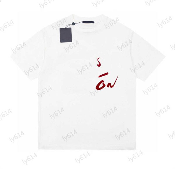 summer t-shirt front bump color letters graffiti decoration crewneck pullover t-shirts luxury brand double yarn fabric simple joker tee desi, White;black
summer t-shirt front bump color letters graffiti decoration crewneck pullover t-shirts luxury brand double yarn fabric simple joker tee desi, White;black