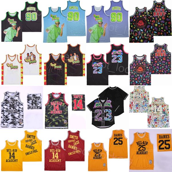 the fresh prince moive 14 will smith basketball jersey film bel-air academy bel air clothes tv sitcom breathable team retro college pure cot, Black
the fresh prince moive 14 will smith basketball jersey film bel-air academy bel air clothes tv sitcom breathable team retro college pure cot, Black