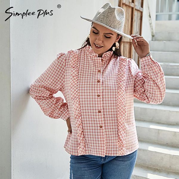 t-shirt simplee plus holiday plaid winter plus size blouse shirt elegant ruffle 4xl shirt long sleeve single breasted oversize blouse, Black
t-shirt simplee plus holiday plaid winter plus size blouse shirt elegant ruffle 4xl shirt long sleeve single breasted oversize blouse, Black