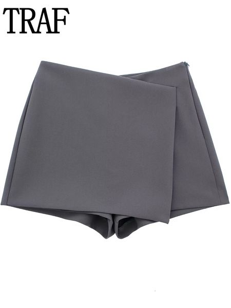 skirts traf 2023 grey shorts high waist wrap short y2k streetwear asymmetric skort spring fashion casual pants 230426, Black
skirts traf 2023 grey shorts high waist wrap short y2k streetwear asymmetric skort spring fashion casual pants 230426, Black