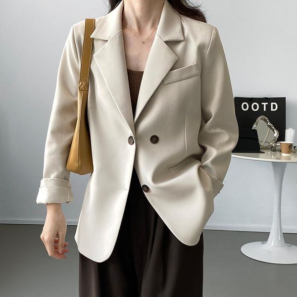 pants button back split silhouette double breasted plus blazer beige khaki black autumn women coat, White
pants button back split silhouette double breasted plus blazer beige khaki black autumn women coat, White
