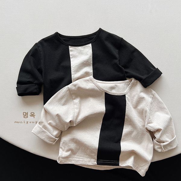 t-shirts in spring t-shirt for a boy kid boys printed long sleeves casual tees children korean base shirts infant stylish 230427, Blue
t-shirts in spring t-shirt for a boy kid boys printed long sleeves casual tees children korean base shirts infant stylish 230427, Blue
