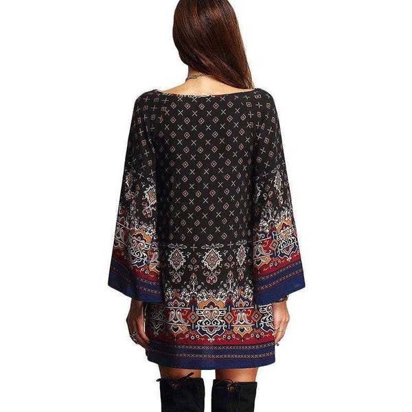 spring summer beach dress womens bohemian ethnic style loose printed short, Black;gray
spring summer beach dress womens bohemian ethnic style loose printed short, Black;gray