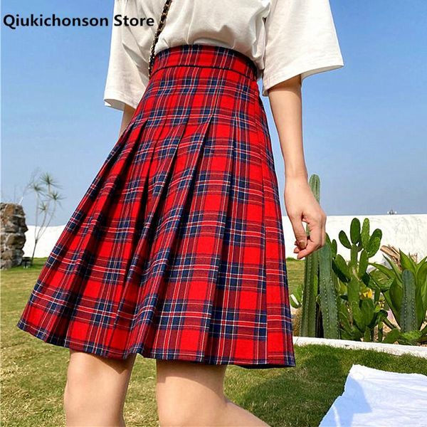 dresses qiukichonson england preppy red plaid skirts teen girls spring summer elastic high waist aline pleated skirt women 4xl 5xl, White;black
dresses qiukichonson england preppy red plaid skirts teen girls spring summer elastic high waist aline pleated skirt women 4xl 5xl, White;black