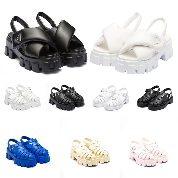 size 35-40 women foam rubber sandals prad monolith platform sandal soft lining leather concave convex sole yellow womens vintage outdoor bea, Black
size 35-40 women foam rubber sandals prad monolith platform sandal soft lining leather concave convex sole yellow womens vintage outdoor bea, Black
