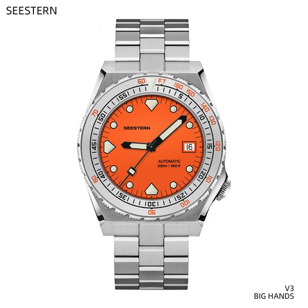 wristwatches seestern diver watch for men sub600t automatic nh35 movement mechanical watches 20atm waterproof luminous wristwatch v3 230427, Slivery;brown
wristwatches seestern diver watch for men sub600t automatic nh35 movement mechanical watches 20atm waterproof luminous wristwatch v3 230427, Slivery;brown