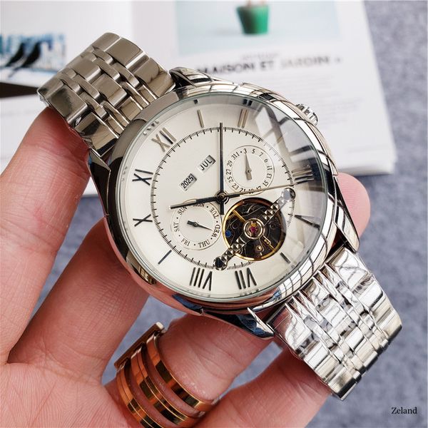 watch automatic mechanical mens watches 42mm silver wristband waterproof all stainless steel wristband fashion designer wristwatch o5, Slivery;brown
watch automatic mechanical mens watches 42mm silver wristband waterproof all stainless steel wristband fashion designer wristwatch o5, Slivery;brown