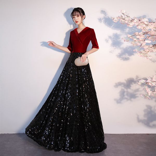 2023 new black red evening dress elegant black sequin dress purchase contact us
2023 new black red evening dress elegant black sequin dress purchase contact us