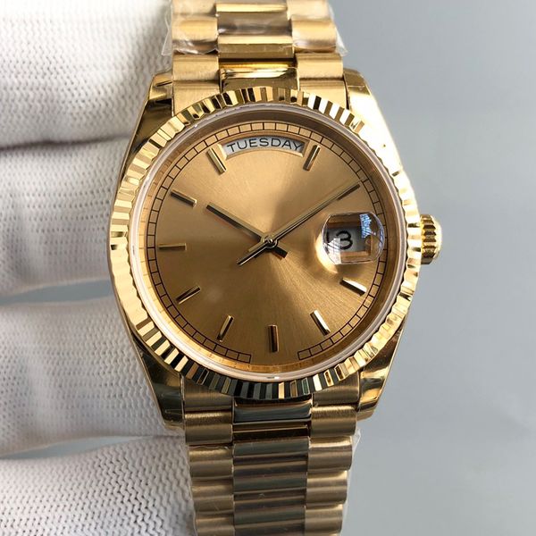 Luxury men's watch puzzle dial Roman numeral 40mm/36mm women's watch Sapphire waterproof automatic mechanical movement watch Montre De Luxe gift factory watch, White