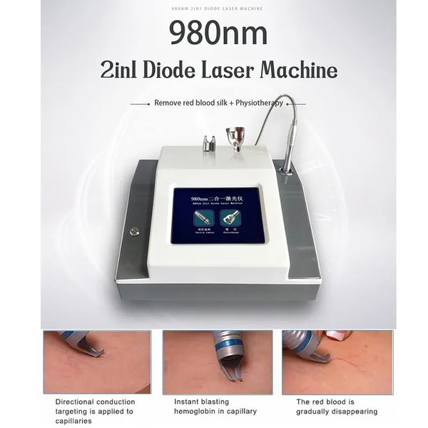 2 in 1 professional 30w spider vein removal 980 diode vascular laser machine 
2 in 1 professional 30w spider vein removal 980 diode vascular laser machine