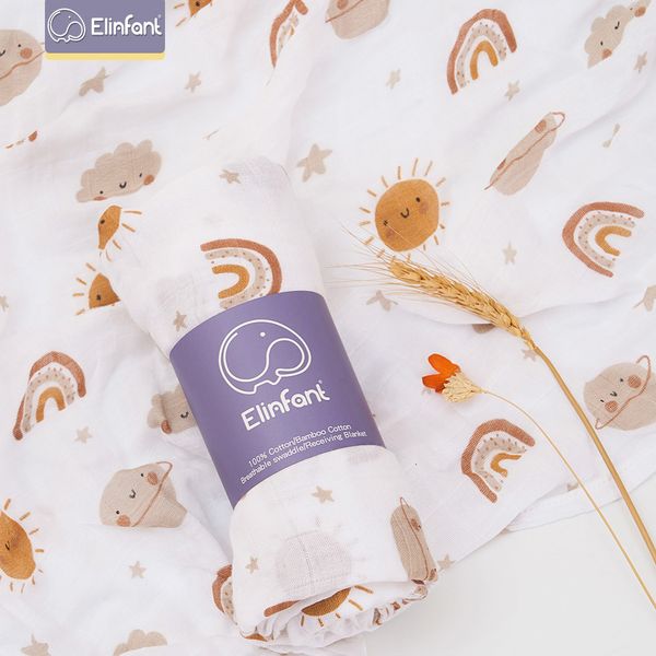 blankets swaddling elinfant cute soft print baby towel wrap 120x110cm bamboo cotton muslin swaddle blanket 230426
blankets swaddling elinfant cute soft print baby towel wrap 120x110cm bamboo cotton muslin swaddle blanket 230426