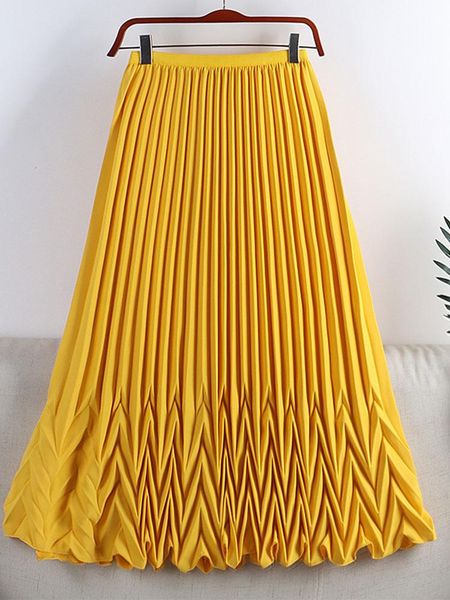 dresses surmiitro midi long pleated skirt women 2022 autumn winter korean fashion elegant yellow a line high waist skirt female, White;black
dresses surmiitro midi long pleated skirt women 2022 autumn winter korean fashion elegant yellow a line high waist skirt female, White;black